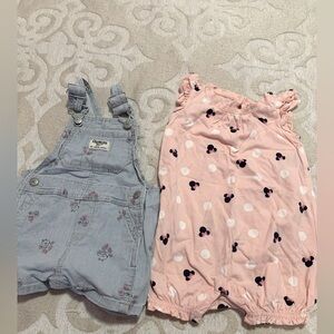 12 months 2 pieces overall and body Gap